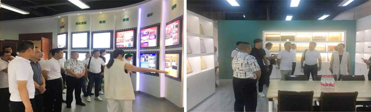 加強(qiáng)交流增友誼 互相學(xué)習(xí)共發(fā)展-青島市標(biāo)識(shí)行業(yè)協(xié)會(huì)到訪超凡標(biāo)牌考察