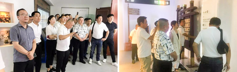 加強(qiáng)交流增友誼 互相學(xué)習(xí)共發(fā)展-青島市標(biāo)識(shí)行業(yè)協(xié)會(huì)到訪超凡標(biāo)牌考察