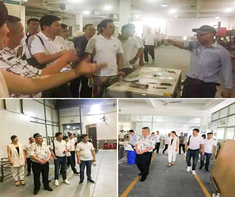 加強(qiáng)交流增友誼 互相學(xué)習(xí)共發(fā)展-青島市標(biāo)識(shí)行業(yè)協(xié)會(huì)到訪超凡標(biāo)牌考察