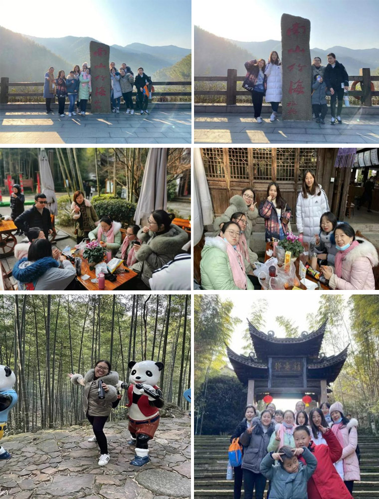 精彩丨超凡標(biāo)牌組織員工游玩壯美南山竹海！