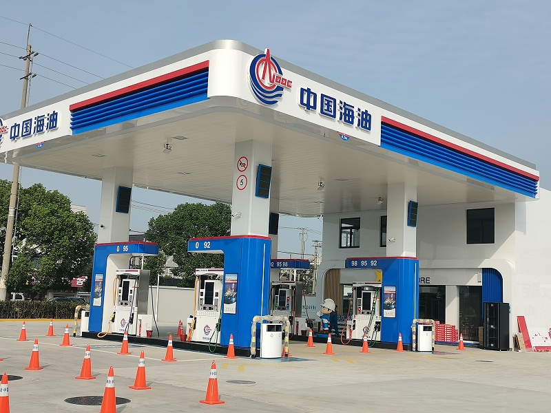 超凡標(biāo)牌案例賞析：中國海油加油站形象包裝標(biāo)識產(chǎn)品